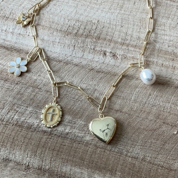 Sterling Silver Charm Necklace - Picture 2 of 13